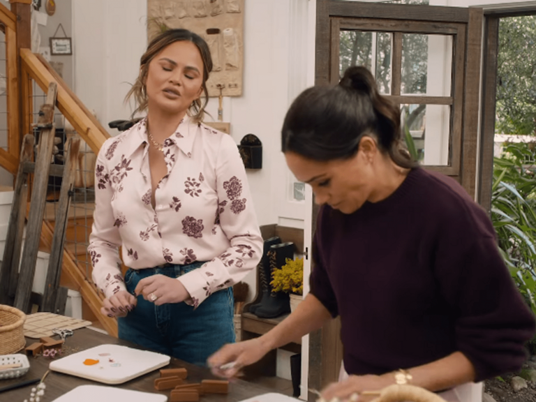 Meghan Markle and Chrissy Teigen on the show. In this episode, the two reminisce about participating in the game show "Deal or Not Deal" together nearly 20 years ago.